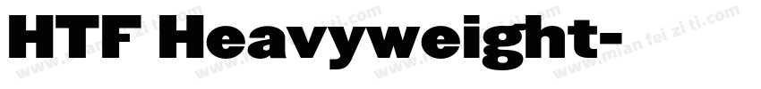 HTF Heavyweight字体转换